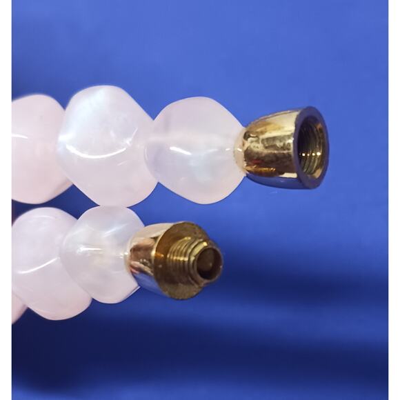 VTG 3-piece Combo: Acrylic Necklace, Bangle Bracelet and Rhinestone Brooch - Picture 6 of 8